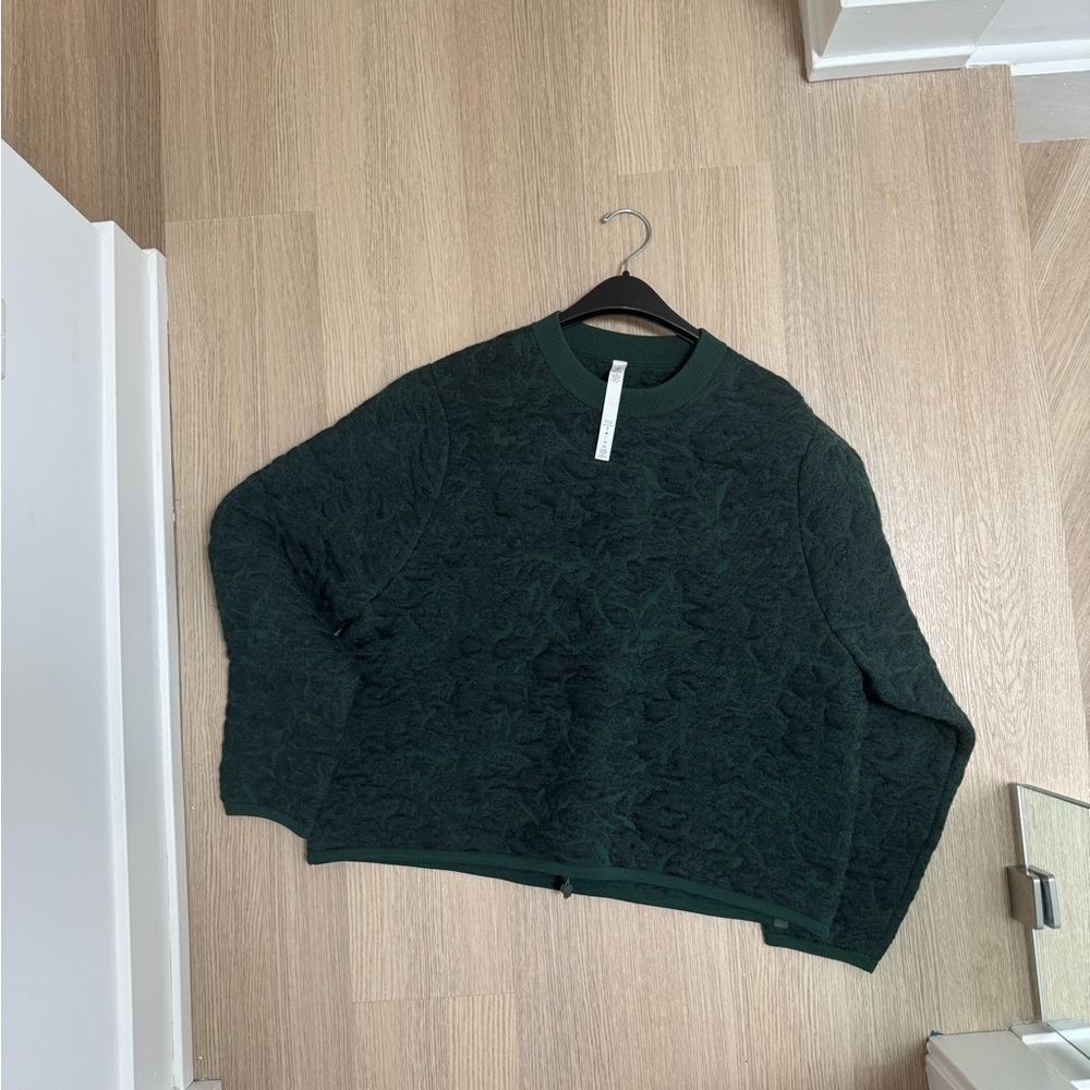 NWOT Lululemon Jacquard Multi-Texture Crewneck Sweater - Size 12 - Picture 6 of 8